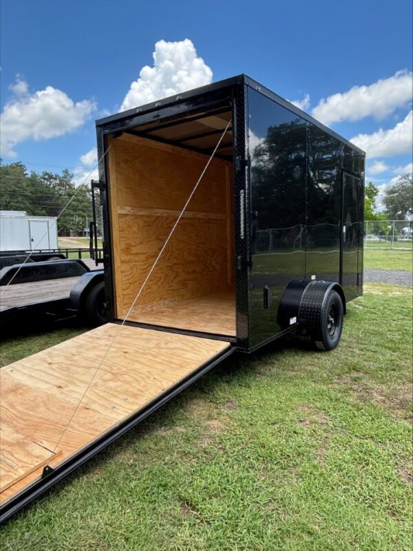 6x12 SA Blackout Enclosed Trailer